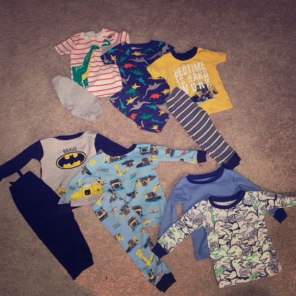 Onesies pants pajama sets + toddler hangers